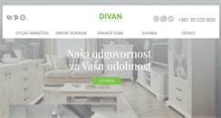 Desktop Screenshot of divan.ba